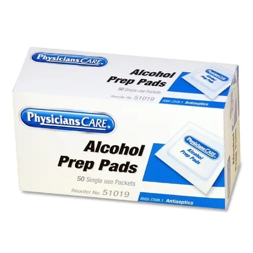 Wholesale Physicians Care Alcohol Pads 50 Count(5x$6.13)