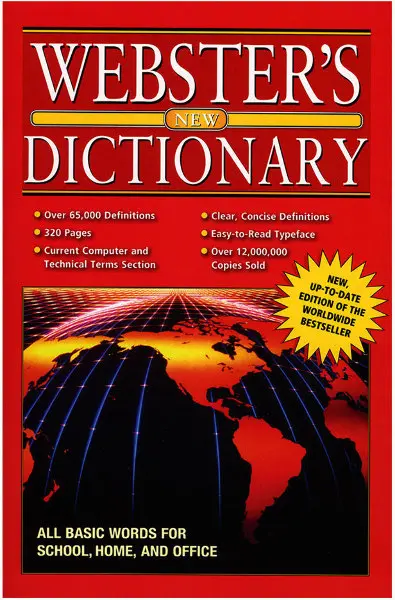 Wholesale Webster's Jumbo 320 Pg. English-English Dictionary(48x$1.16)