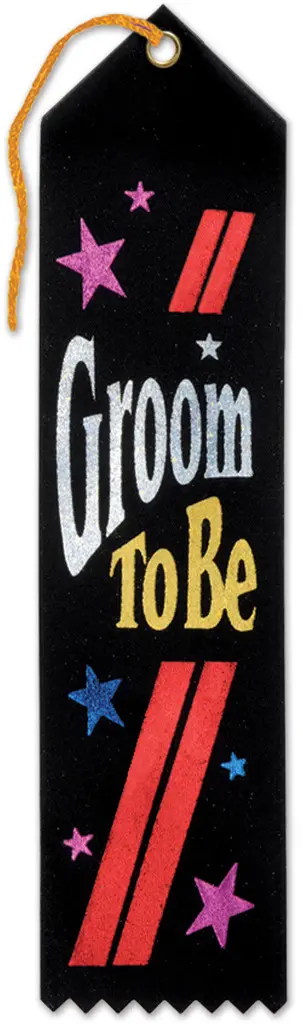 Wholesale Groom to Be Award Ribbon(36x$0.88)