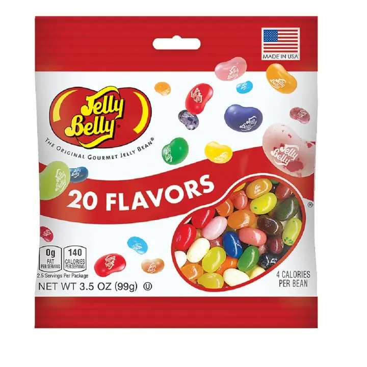 Wholesale Jelly Belly 20 Flavor Peg 3.5 Oz(12x$2.52)
