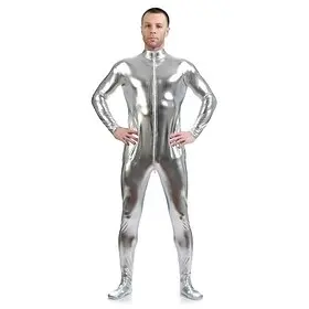 Carnival Costume Full Body Suit Shiny Zentai Suits Skin Suit Bodysuit Solid Colored Sex Men's Women's Costume for Halloween Adults'