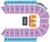 Blue Federal Credit Union Arena seating map