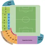 Cashman Field seating map