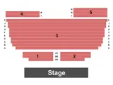 Charles R. Dassance Fine Arts Center seating map