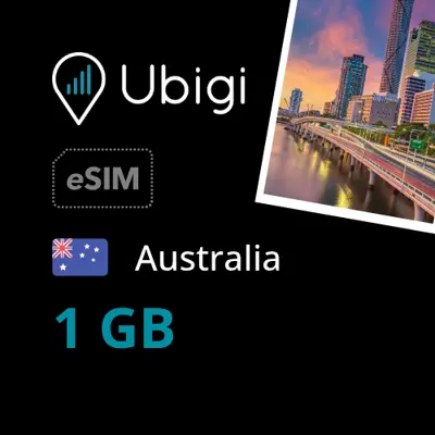Australia Prepaid eSIM data plan - 1GB| Ubigi
