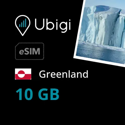 Greenland Prepaid eSIM data plan - 10GB| Ubigi