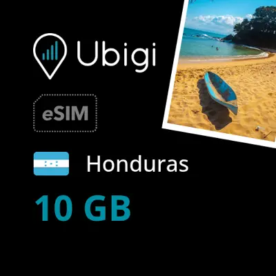 Honduras Prepaid eSIM data plan - 10GB| Ubigi