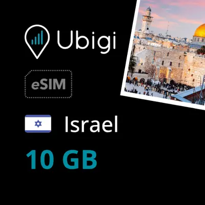 Israel Prepaid eSIM data plan - 10GB| Ubigi