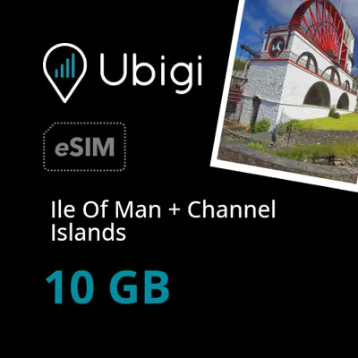 Ile Of Man + Channel Islands Prepaid eSIM data plan - 10GB| Ubigi