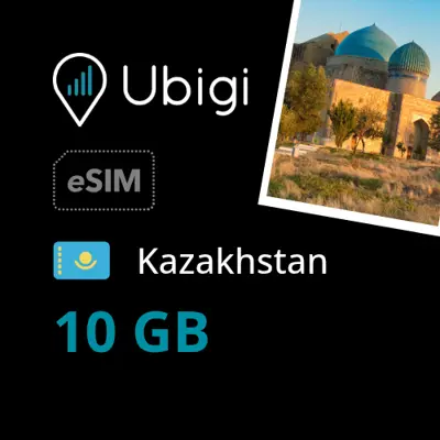 Kazakhstan Prepaid eSIM data plan - 10GB| Ubigi