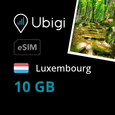 Luxembourg Prepaid eSIM data plan - 10GB| Ubigi