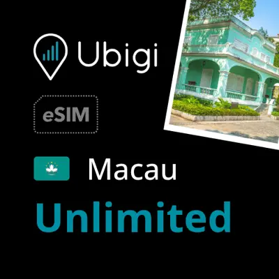 Macau Prepaid eSIM data plan - Unlimited| Ubigi