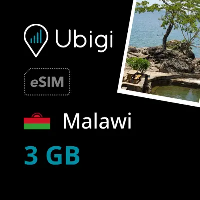 Malawi Prepaid eSIM data plan - 3GB| Ubigi