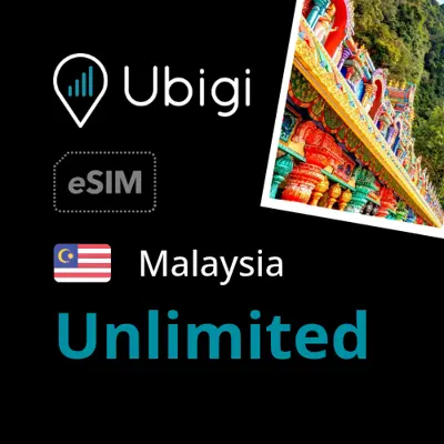 Malaysia Prepaid eSIM data plan - Unlimited| Ubigi