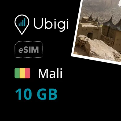 Mali Prepaid eSIM data plan - 10GB| Ubigi