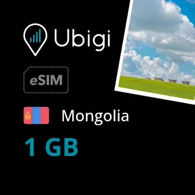 Mongolia Prepaid eSIM data plan - 1GB| Ubigi