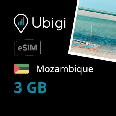 Mozambique Prepaid eSIM data plan - 3GB| Ubigi