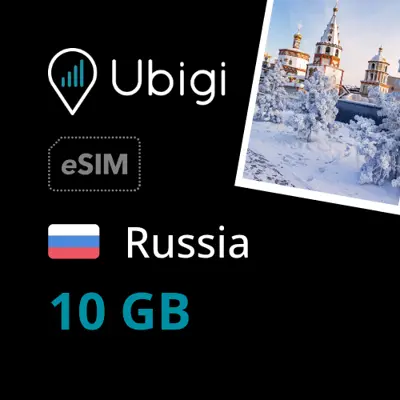 Russia Prepaid eSIM data plan - 10GB| Ubigi