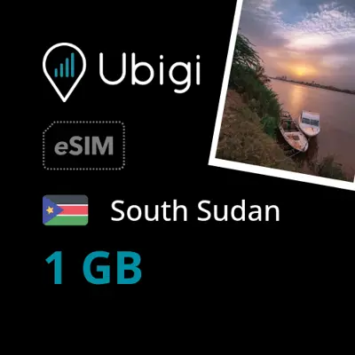 South Sudan Prepaid eSIM data plan - 1GB| Ubigi