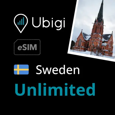 Sweden Prepaid eSIM data plan - Unlimited| Ubigi