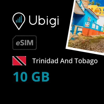Trinidad And Tobago Prepaid eSIM data plan - 10GB| Ubigi