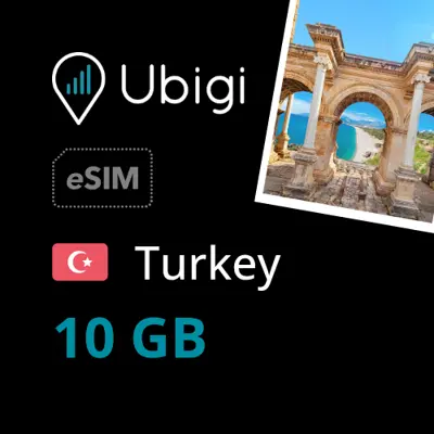 Turkey Prepaid eSIM data plan - 10GB| Ubigi