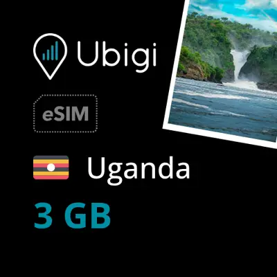 Uganda Prepaid eSIM data plan - 3GB| Ubigi